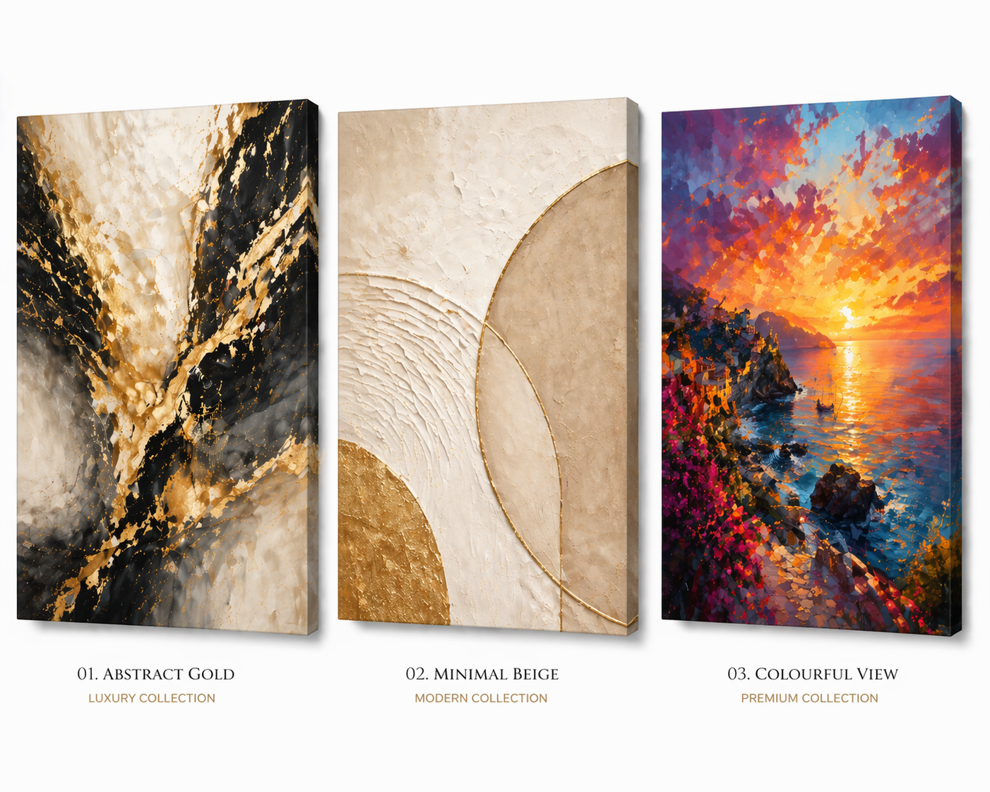 Tablou Multicanvas 50x70 Luxury_Abstract_TCLMC2