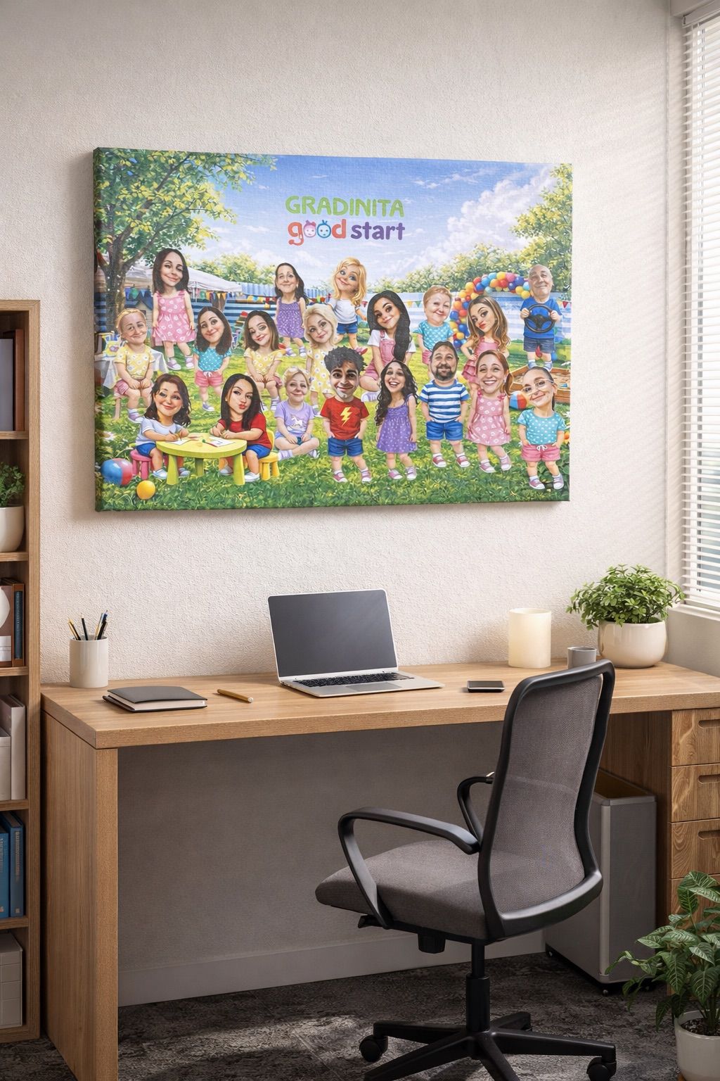 Tablou personalizat pe canvas 50 x 70 cm_Caricaturi