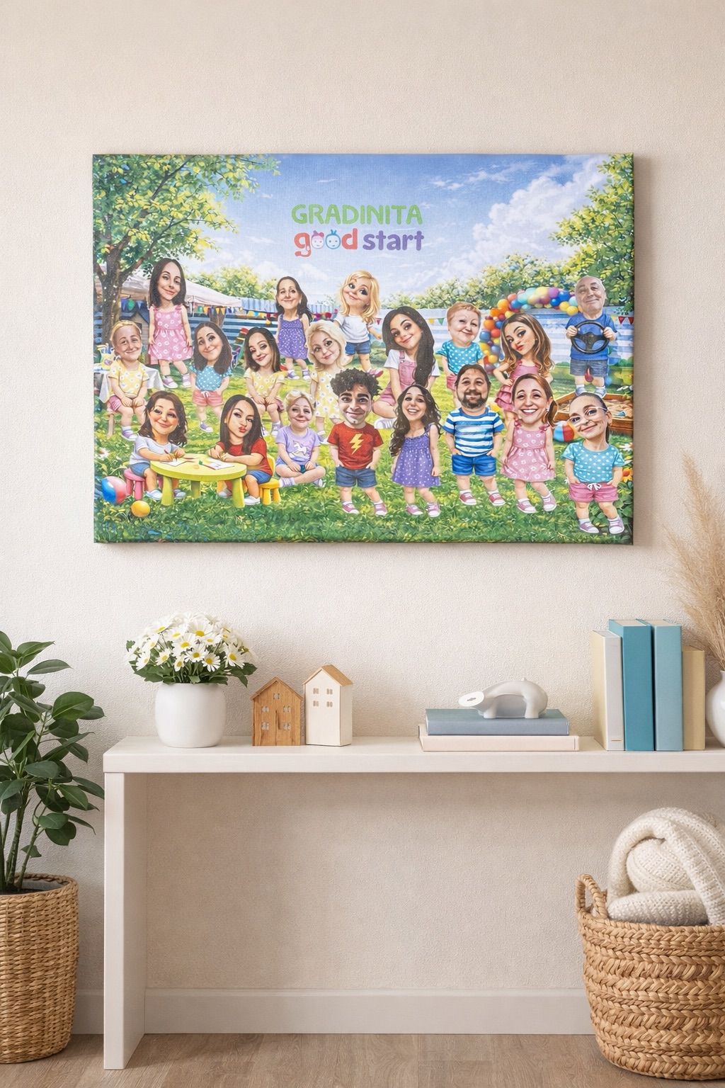 Tablou personalizat pe canvas 50 x 70 cm_Caricaturi